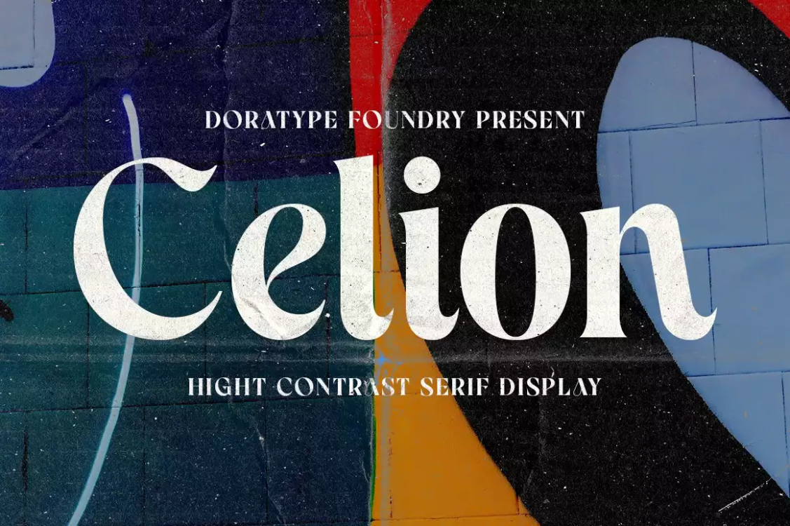 Celion Font free download – Display Fonts font preview image for Windows and Mac