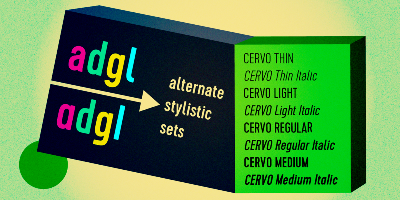 Cervo Font free download preview 1 – Sans Serif Fonts font