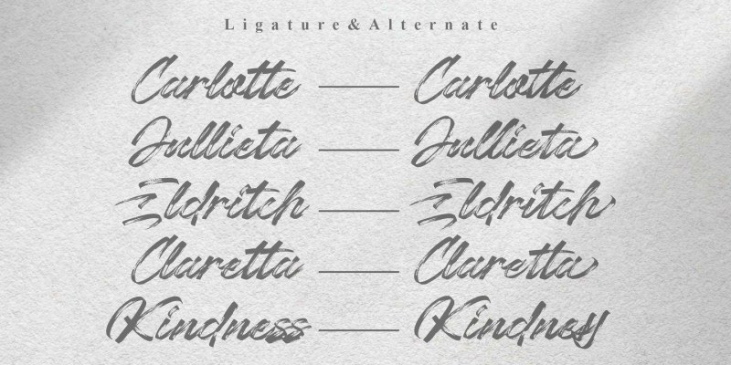 Chaletliness Font Family free download preview 7 – Script And Handwritten font