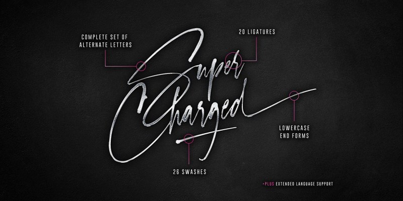 Checkmark Font Family free download preview 1 – Script And Handwritten font