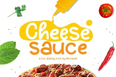Cheese Sauce Font free download – Display font preview