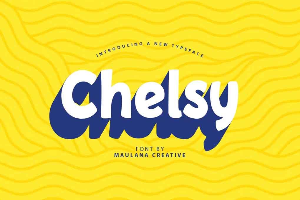 Chelsy Cute Font Sans free download – Sans Serif Fonts font preview image for Windows and Mac