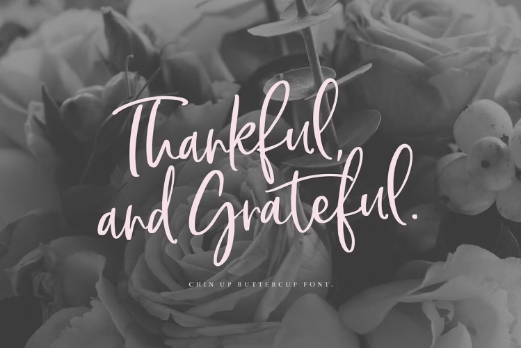 Chin Up Buttercup Font free download preview 6 – Script And Handwritten font
