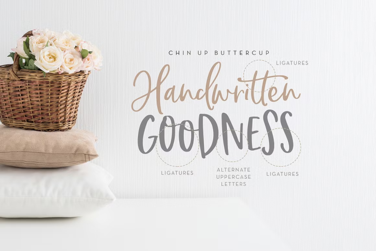Chin Up Buttercup Font free download preview 8 – Script And Handwritten font