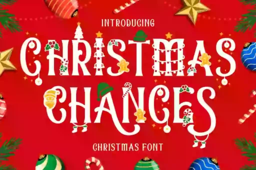 Christmas Chances Font free download preview 6 – Serif Fonts font