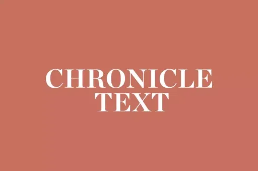 Chronicle Text Font preview 5 – Serif Fonts font sample