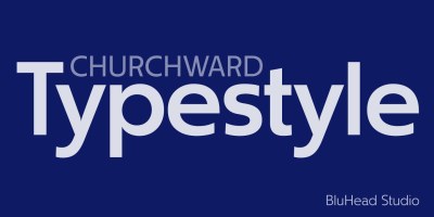 Churchward Typestyle Font Family free download – Sans Serif Fonts font preview