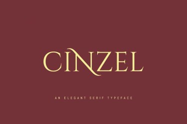 Cinzel Font free download – Headlines font preview