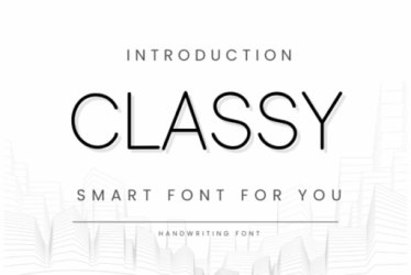 Classy Font free download – Elegant font preview