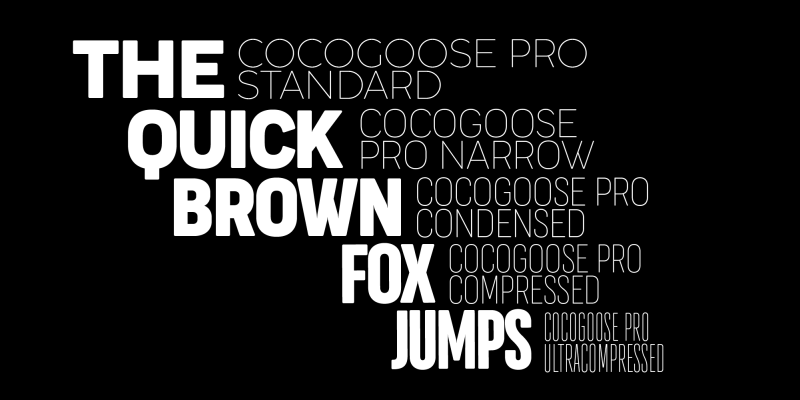 Cocogoose Font free download preview 3 – Sans Serif Fonts font