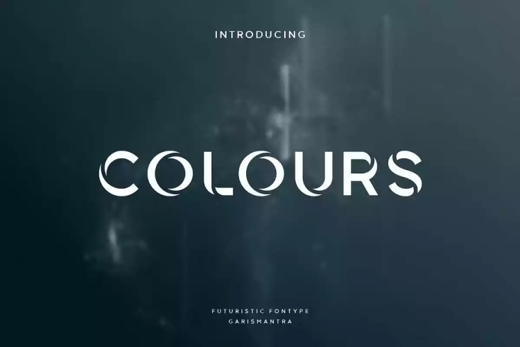 Colours Font free download preview 3 – Display Fonts font