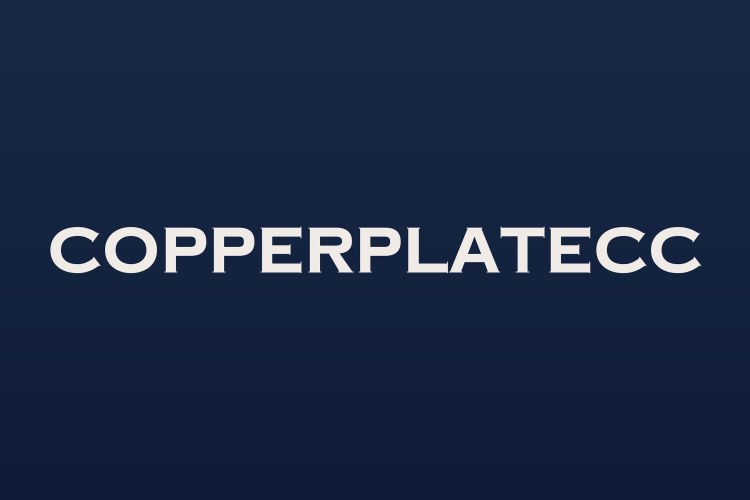 Copperplate Font free download preview 1 – Display Fonts font