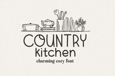 Country Kitchen Font free download – Script And Handwritten font preview