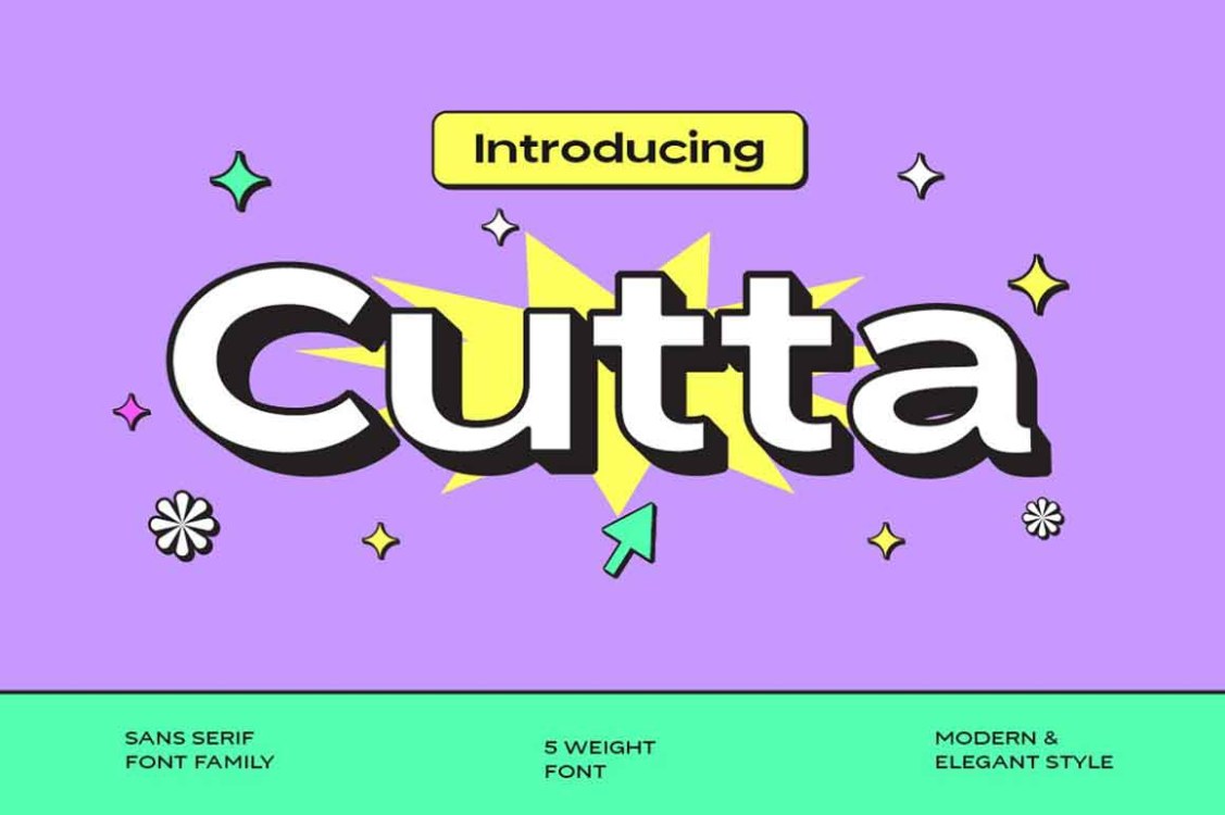 Cutta Sans Serif Fonts free download – Sans Serif Fonts font preview image for Windows and Mac