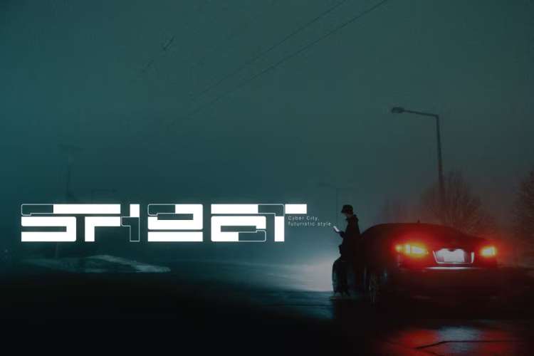 Cyber City Font free download preview 2 – Sans Serif Fonts font