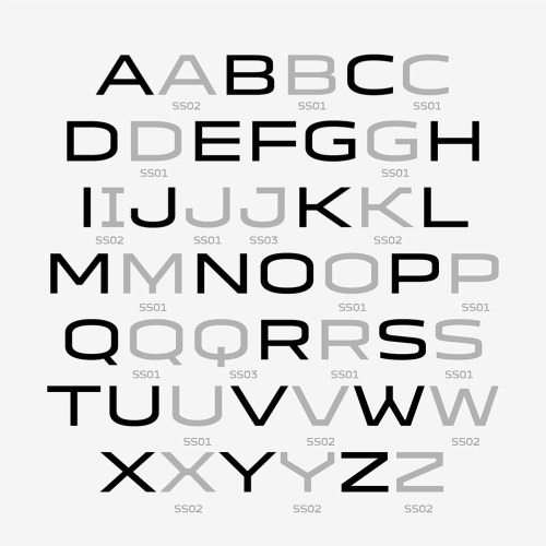 Dacia Block Font free download preview 5 – Display Fonts font