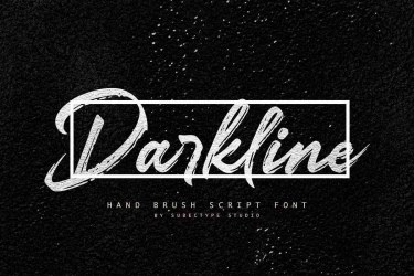 Darkline Font free download – Script And Handwritten font preview
