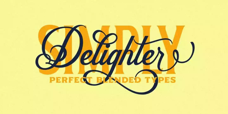 Delighter Script Font Family free download preview 7 – Script And Handwritten font