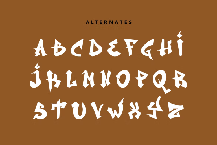 DetroitStreet Graffiti Font free download preview 3 – Decorative Fonts font