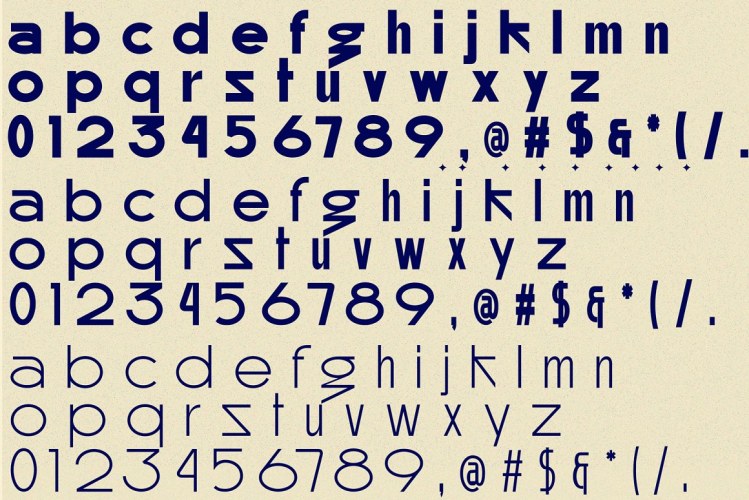 Different Beginning Font free download preview 5 – Display Fonts font