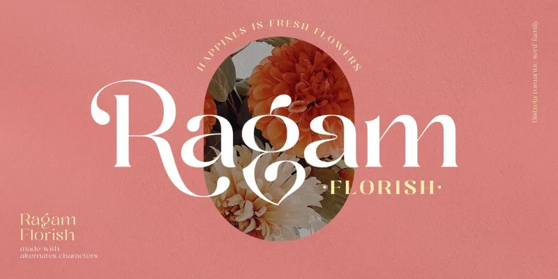 Distrela Font free download preview 4 – Serif Fonts font