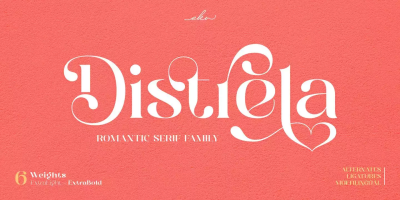Distrela Font free download – Branding font preview