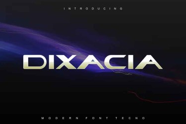 Dixacia Font free download – Display font preview