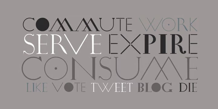Drone Font Family free download preview 3 – Typeface font