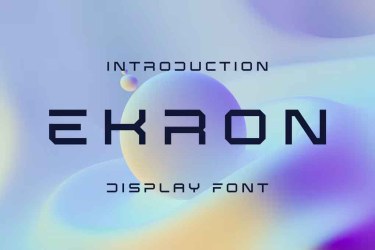 Ekron Font free download – Branding font preview