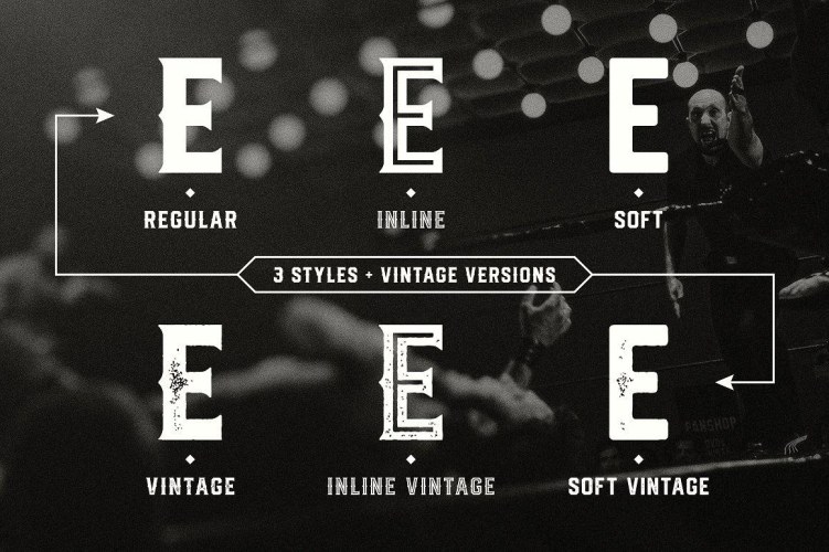 Empera Font free download preview 1 – Display Fonts font