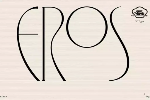 Eros Font free download – Display Fonts font preview image for Windows and Mac