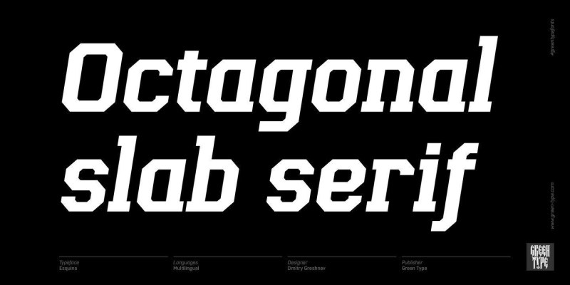 Esquina Font Family free download preview 2 – Slab Serif Fonts font