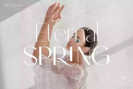 Eternal Spring Font free download – Serif Fonts font preview image for Windows and Mac