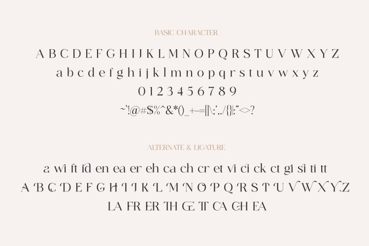 Ethereal Font free download preview 6 – Serif Fonts font
