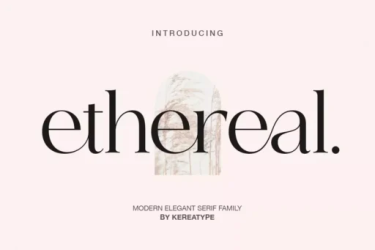 Ethereal Font free download – Elegant font preview