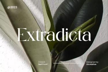 Extradicta Classic Serif Font free download – Serif Fonts preview