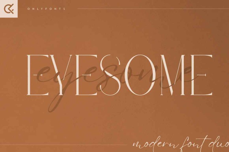 Eyesome Font free download preview 5 – Serif Fonts font