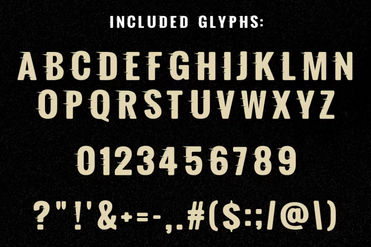 Fast Track A Speedy Display Font free download preview 2 – Serif Fonts font
