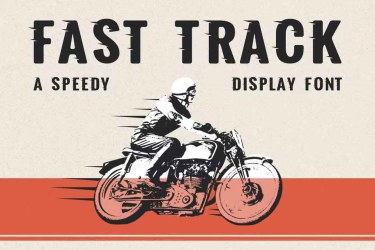 Fast Track A Speedy Display Font free download – Serif Fonts font preview