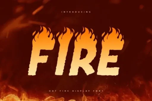 Fire Ball Font free download – Display Fonts font preview image for Windows and Mac