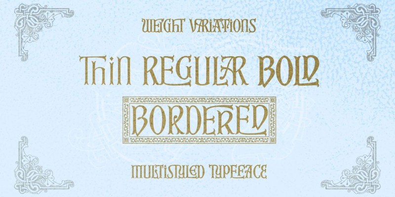 First Reign Font Family free download preview 2 – Typeface font