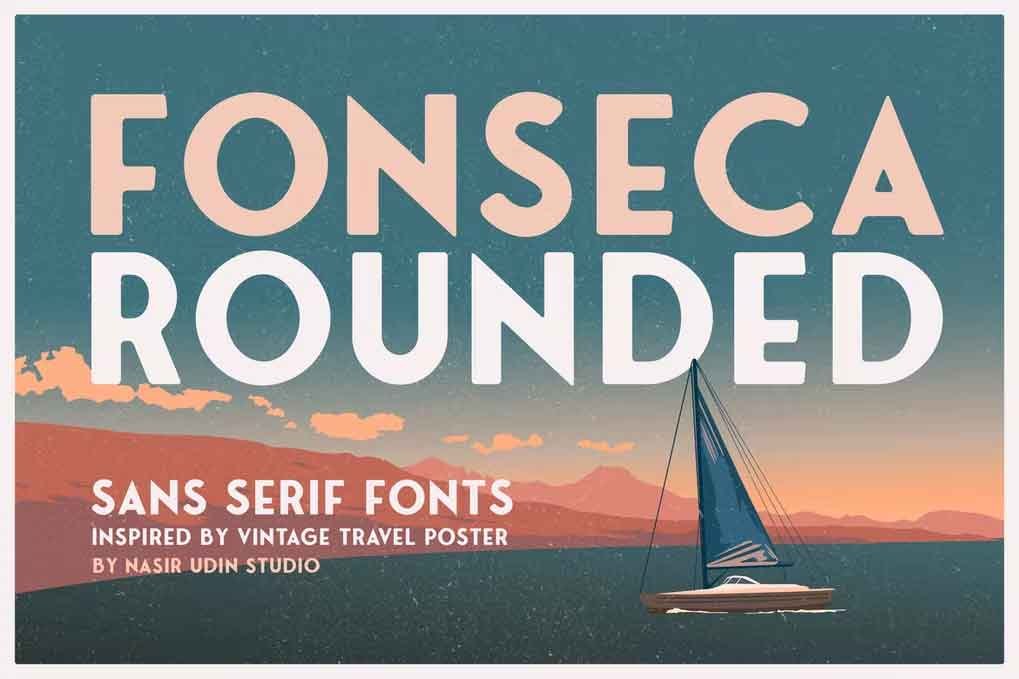 Fonseca Rounded Font free download – Sans Serif Fonts font preview image for Windows and Mac