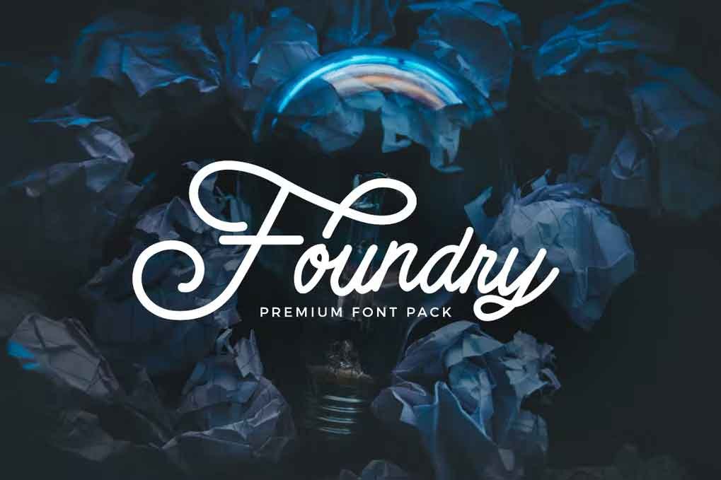 Foundry font pack free download – Serif Fonts font preview image for Windows and Mac