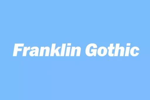 Franklin Gothic Font free download preview 3 – Sans Serif Fonts font