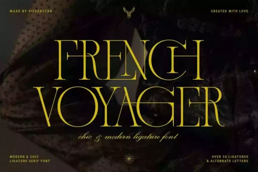 French Voyager Font free download – Serif Fonts font preview image for Windows and Mac