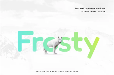 Frosty Font free download – Web Fonts font preview
