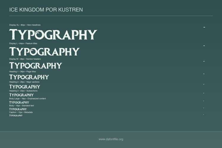 Frozen Font free download preview 2 – Display Fonts font
