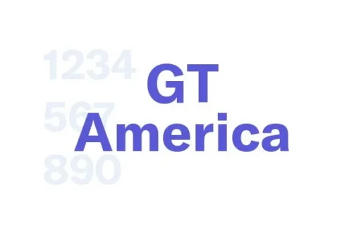 GT America Font Family free download – Sans Serif Fonts font preview image for Windows and Mac