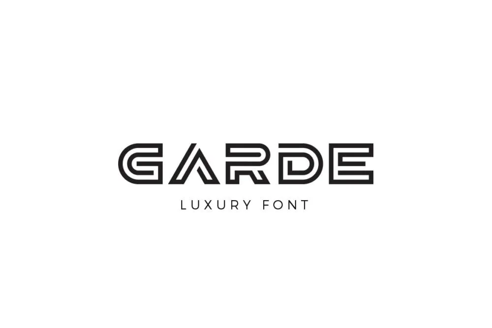 Garde Font free download – Decorative Fonts font preview image for Windows and Mac
