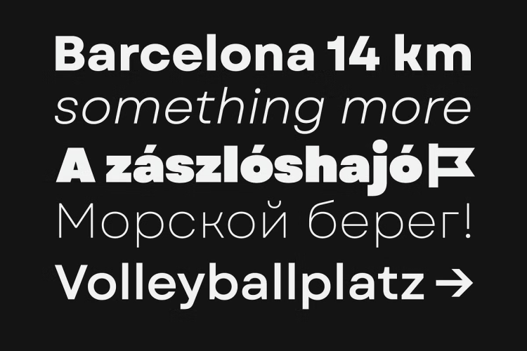 Garet Font free download preview 1 – Sans Serif Fonts font